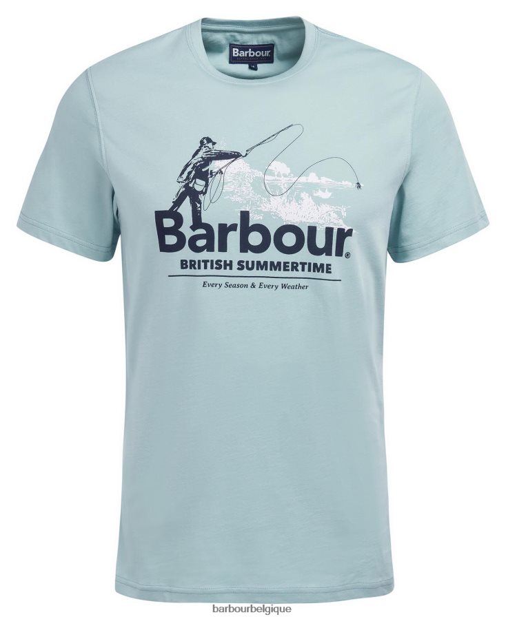 vêtements Barbour t-shirt coulé orange fané Hommes T2L6ZP789