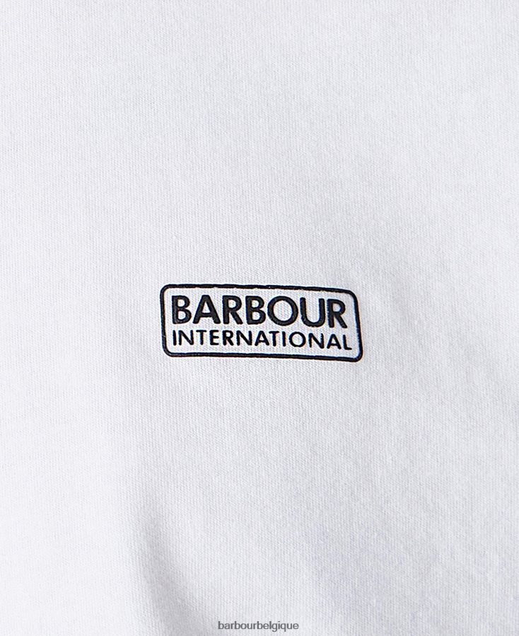 vêtements Barbour t-shirt darley blanc classique Hommes T2L6ZP818