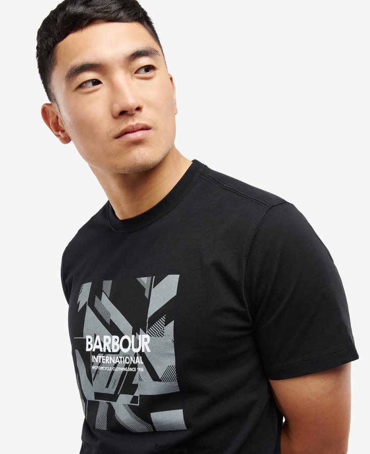 vêtements Barbour t-shirt darwen blanc classique Hommes T2L6ZP801