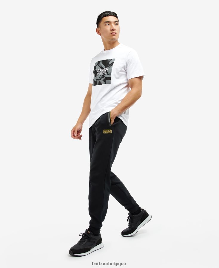 vêtements Barbour t-shirt darwen blanc classique Hommes T2L6ZP902