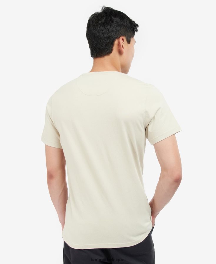 vêtements Barbour t-shirt de sport brume Hommes T2L6ZP968