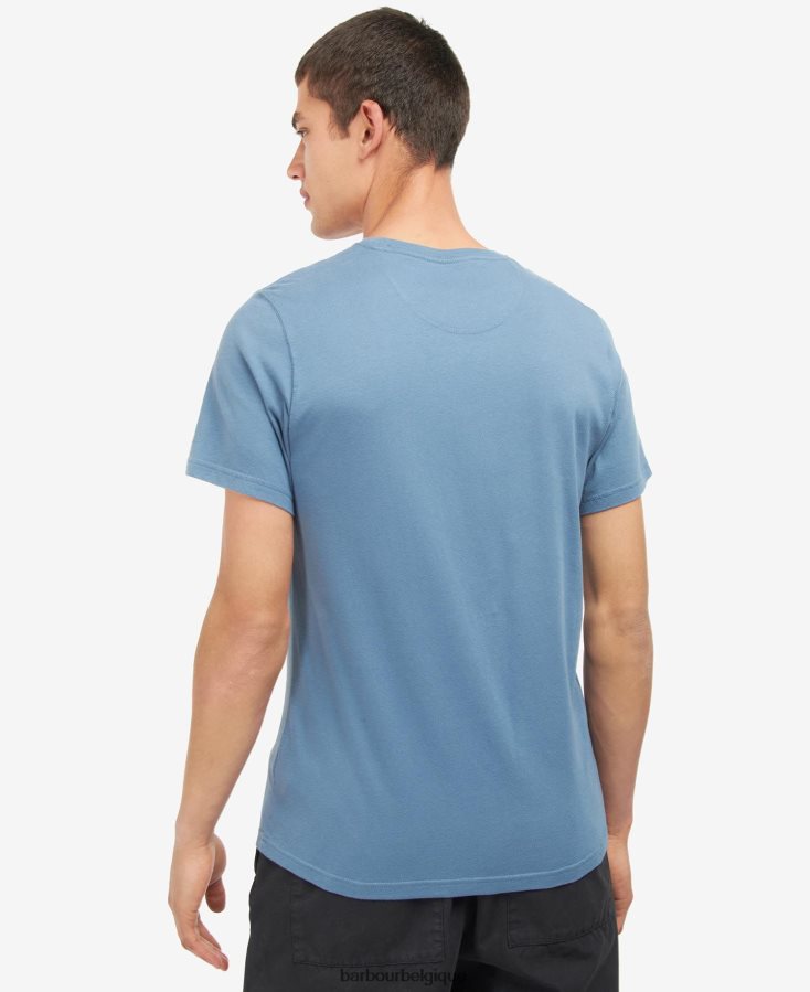 vêtements Barbour t-shirt de sport essentiel vert nord Hommes T2L6ZP970