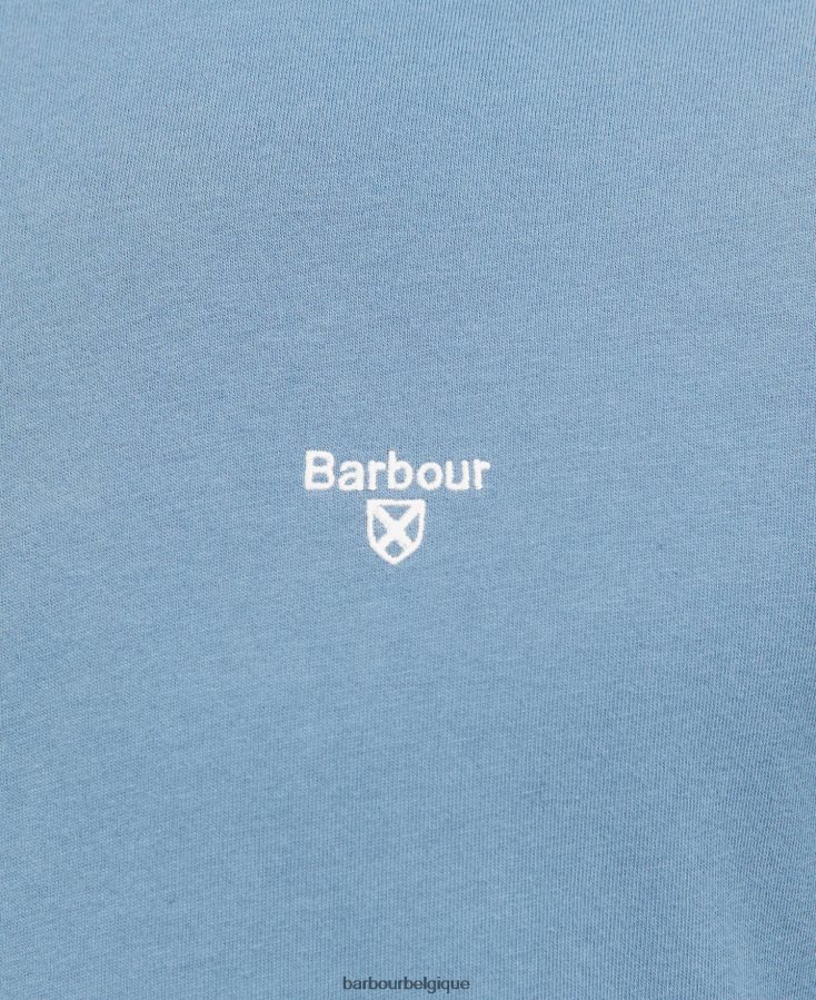 vêtements Barbour t-shirt de sport essentiel vert nord Hommes T2L6ZP970