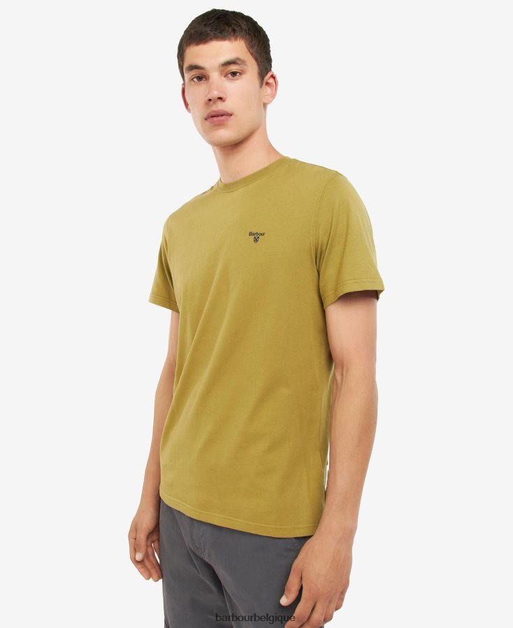 vêtements Barbour t-shirt de sport essentiel vert nord Hommes T2L6ZP972