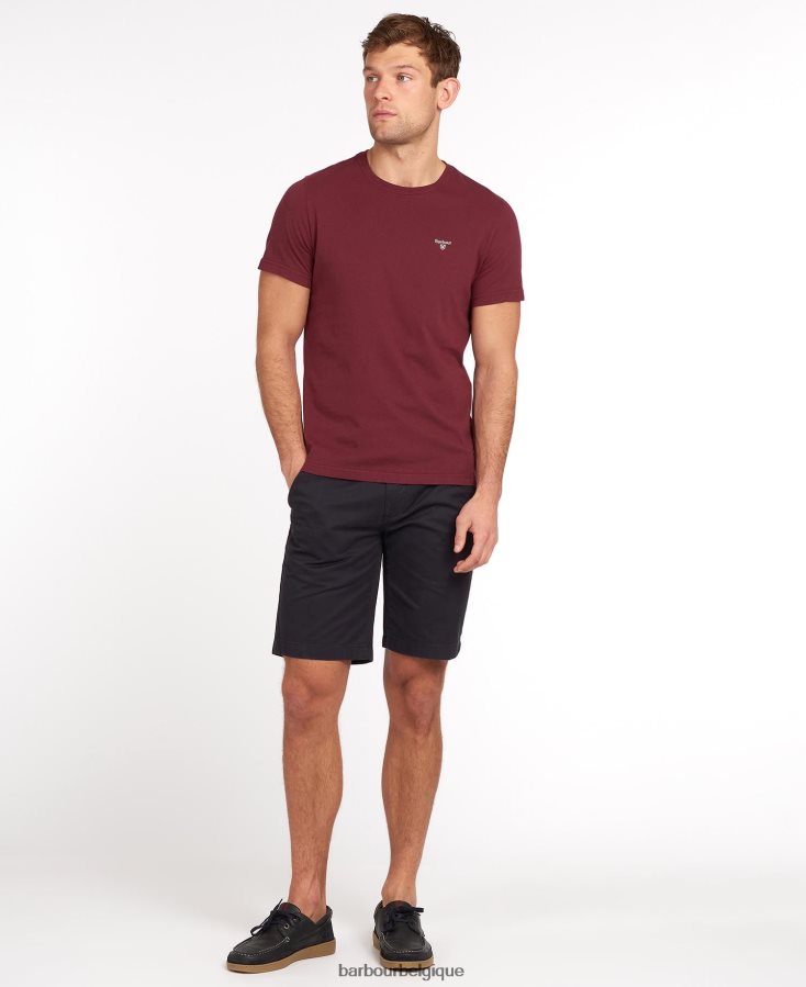 vêtements Barbour t-shirt de sport marine Hommes T2L6ZP758