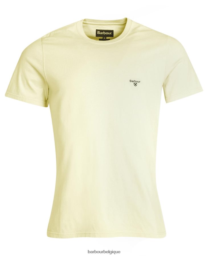 vêtements Barbour t-shirt de sport menthe poussiéreuse Hommes T2L6ZP812
