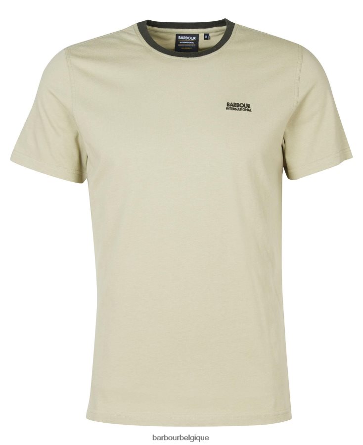vêtements Barbour t-shirt de verrouillage sable de cavalerie Hommes T2L6ZP871