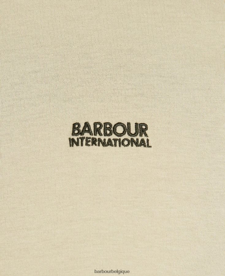 vêtements Barbour t-shirt de verrouillage sable de cavalerie Hommes T2L6ZP871