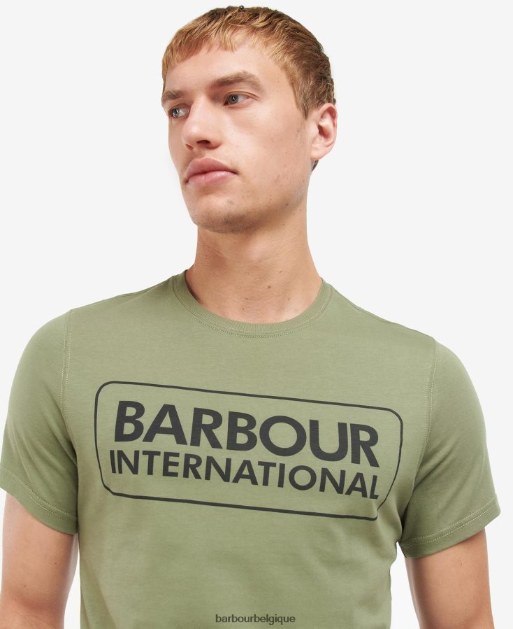 vêtements Barbour t-shirt essentiel à grand logo noir classique Hommes T2L6ZP802
