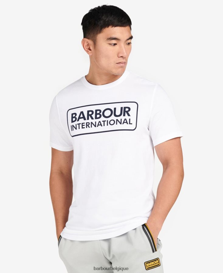 vêtements Barbour t-shirt essentiel à grand logo noir classique Hommes T2L6ZP872