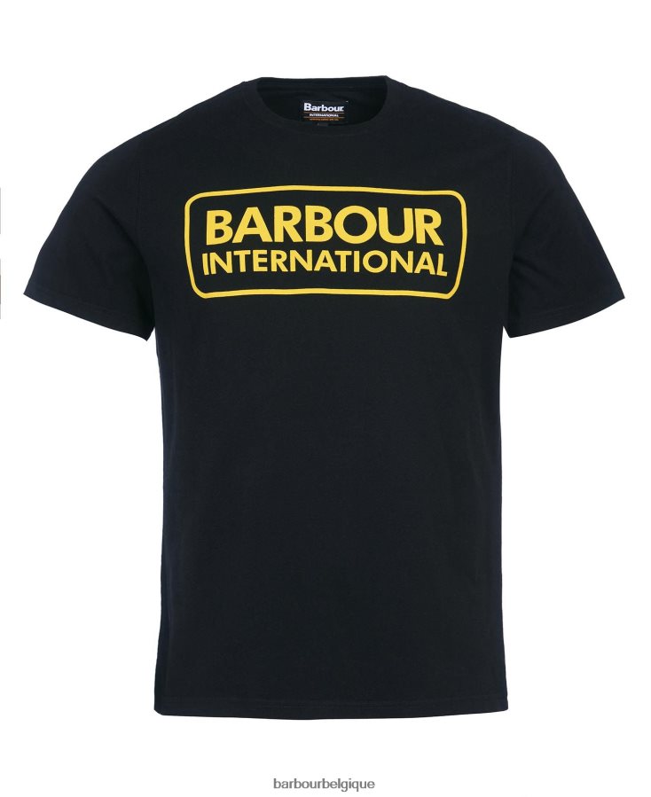 vêtements Barbour t-shirt essentiel à grand logo noir classique Hommes T2L6ZP881
