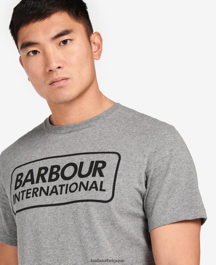vêtements Barbour t-shirt essentiel à grand logo noir classique Hommes T2L6ZP909