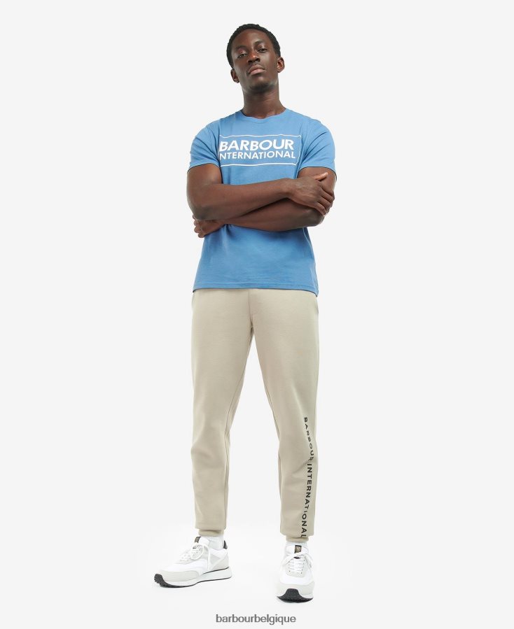 vêtements Barbour t-shirt essentiel à grand logo noir classique Hommes T2L6ZP910