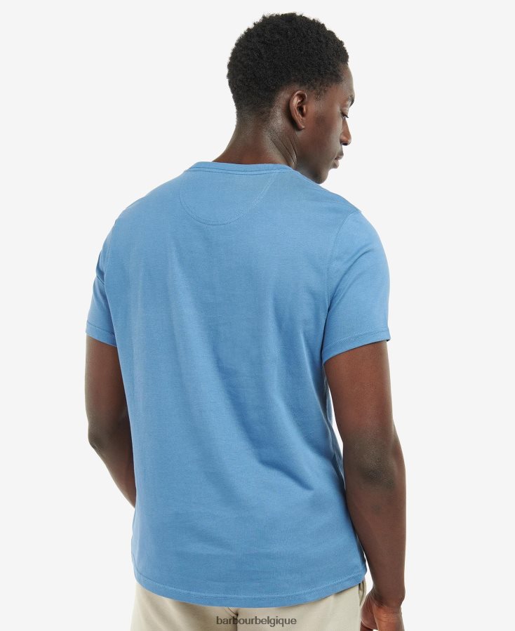 vêtements Barbour t-shirt essentiel à grand logo noir classique Hommes T2L6ZP910