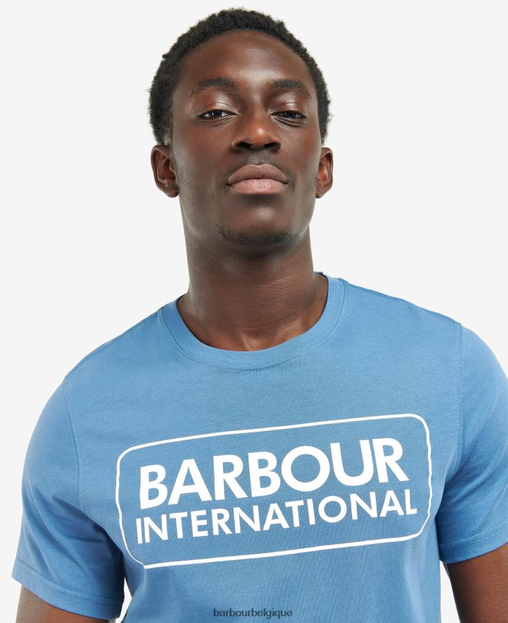 vêtements Barbour t-shirt essentiel à grand logo noir classique Hommes T2L6ZP910