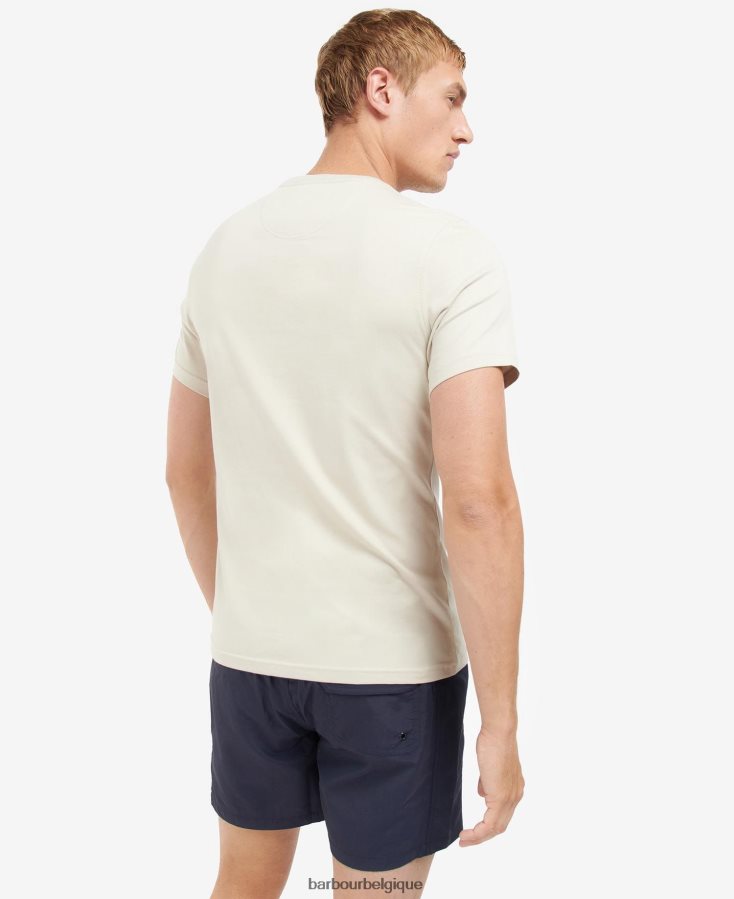 vêtements Barbour t-shirt essentiel à grand logo noir classique Hommes T2L6ZP930