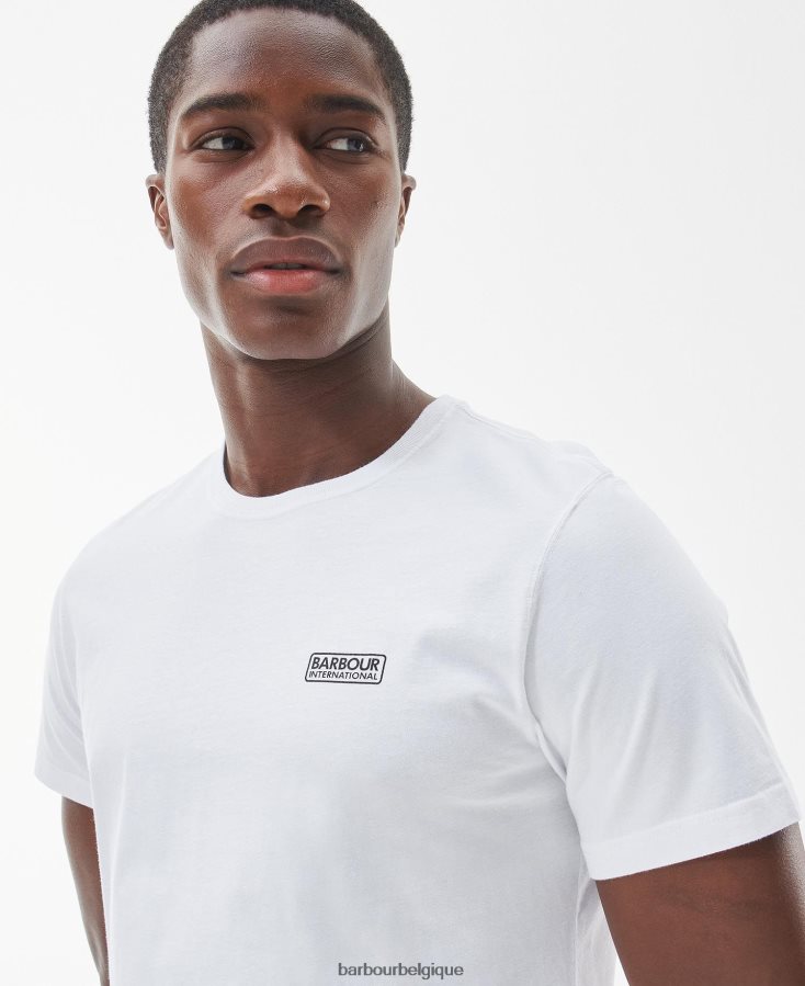 vêtements Barbour t-shirt essentiel à petit logo marine Hommes T2L6ZP792