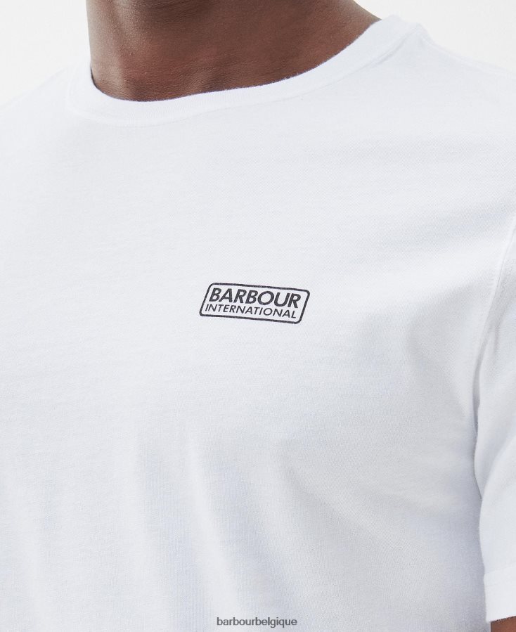 vêtements Barbour t-shirt essentiel à petit logo marine Hommes T2L6ZP792