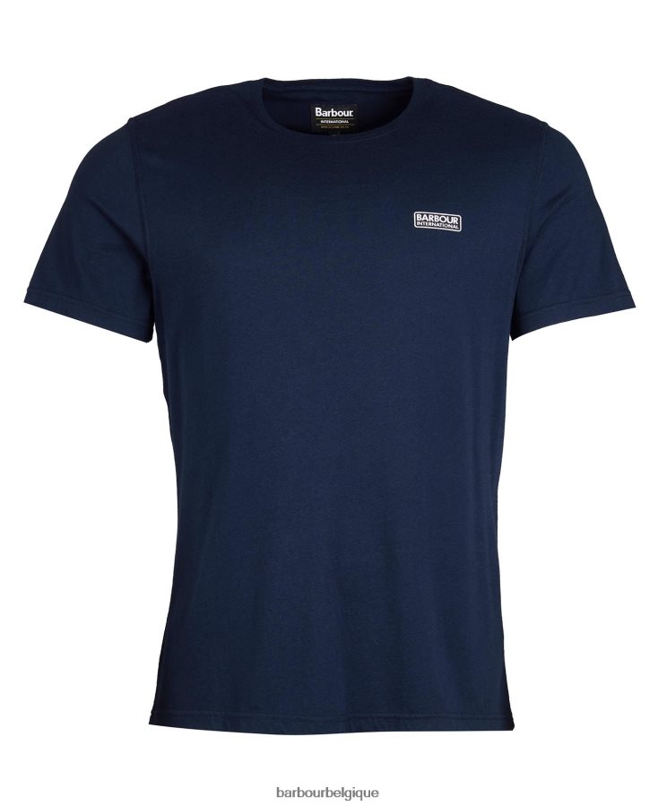 vêtements Barbour t-shirt essentiel à petit logo marine Hommes T2L6ZP874