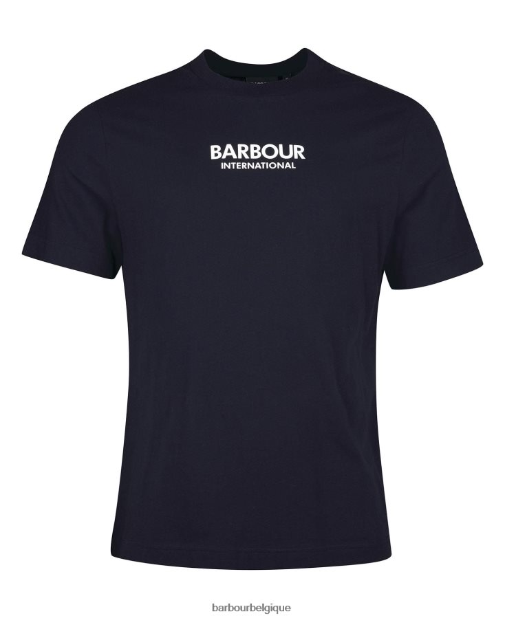 vêtements Barbour t-shirt formule ciel de nuit Hommes T2L6ZP834