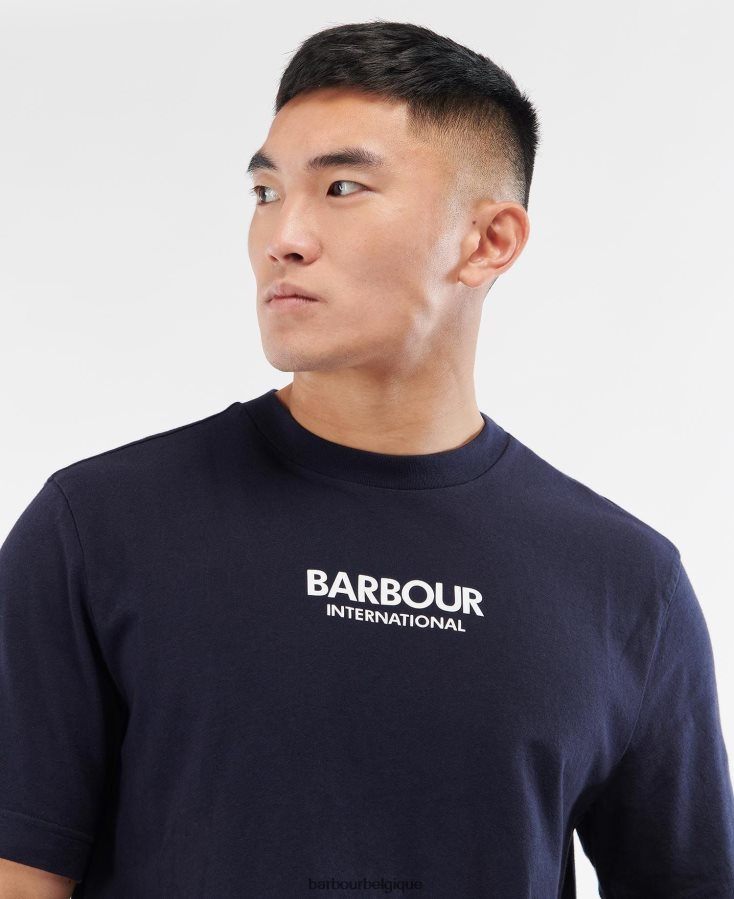 vêtements Barbour t-shirt formule ciel de nuit Hommes T2L6ZP834
