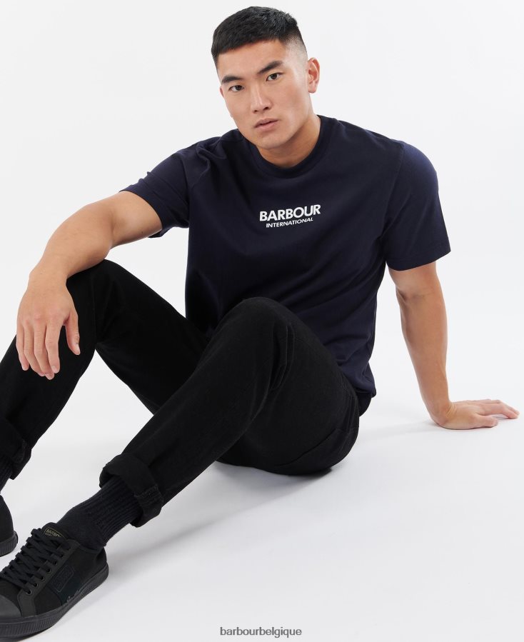vêtements Barbour t-shirt formule ciel de nuit Hommes T2L6ZP834