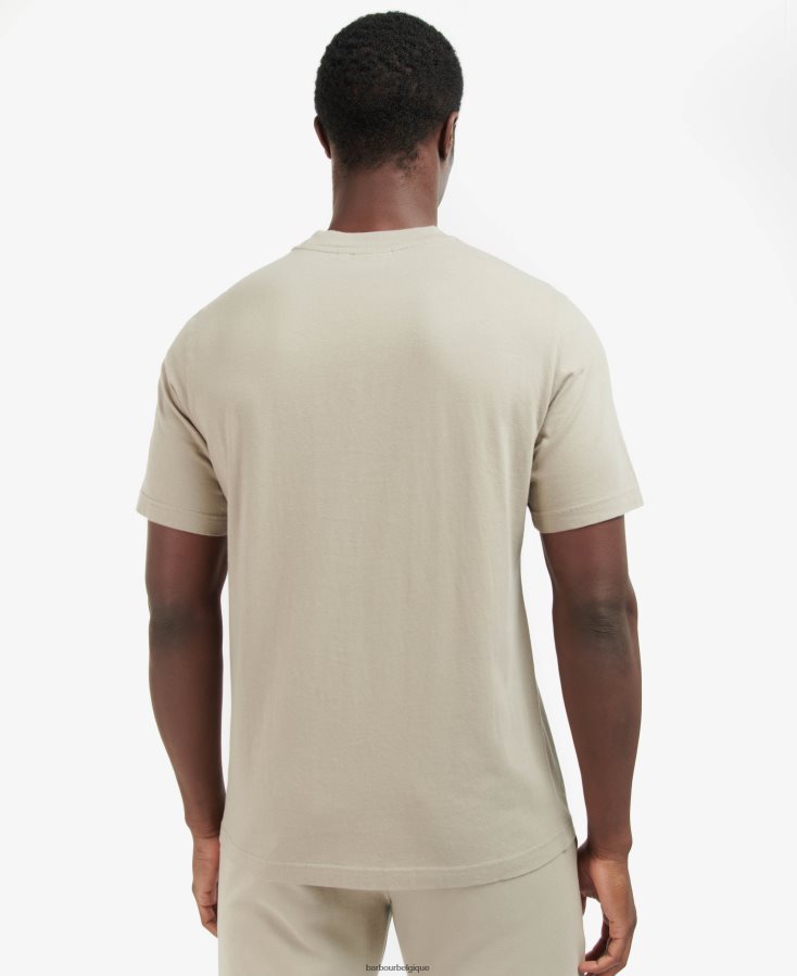 vêtements Barbour t-shirt formule mauve Hommes T2L6ZP879