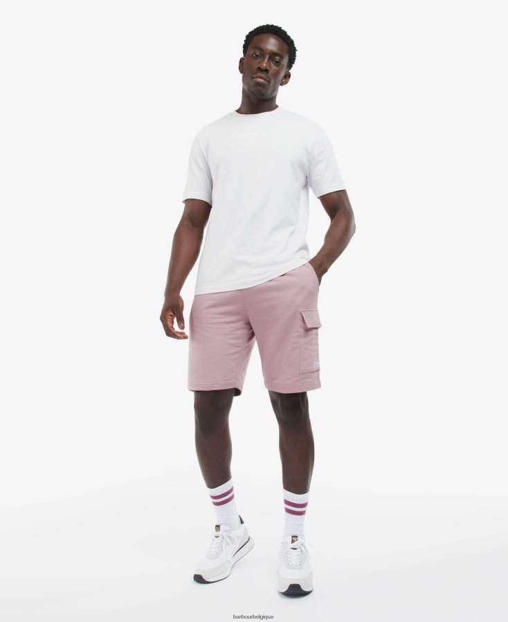 vêtements Barbour t-shirt formule mauve Hommes T2L6ZP915