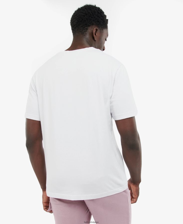 vêtements Barbour t-shirt formule mauve Hommes T2L6ZP915