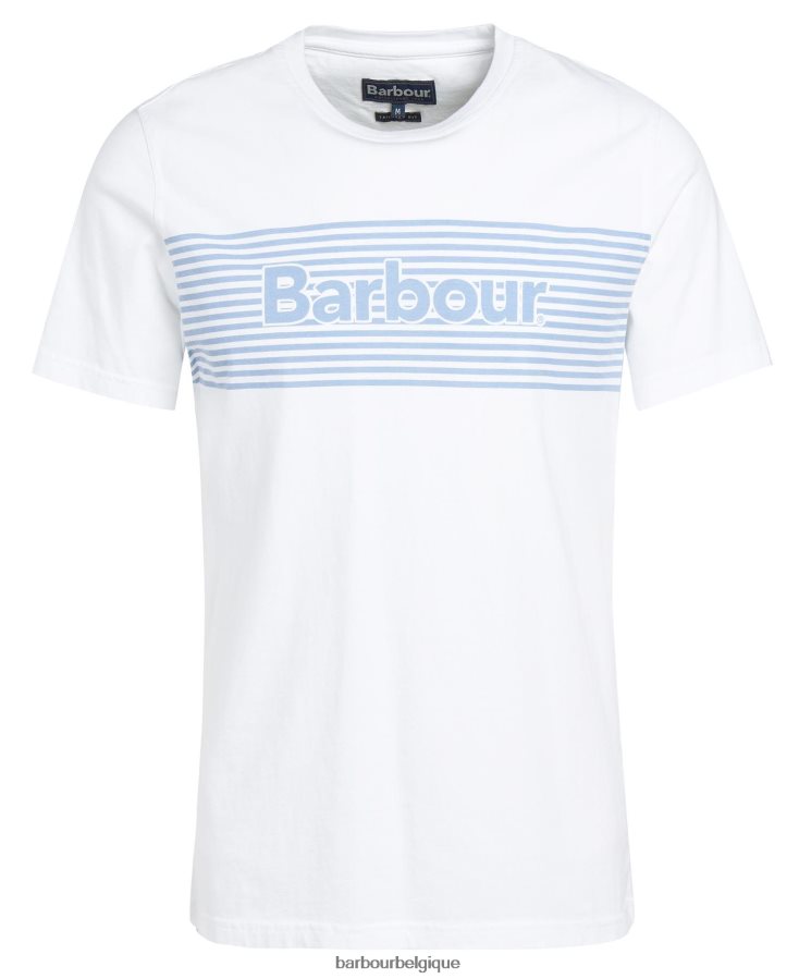 vêtements Barbour t-shirt graphique coudon marine classique Hommes T2L6ZP876