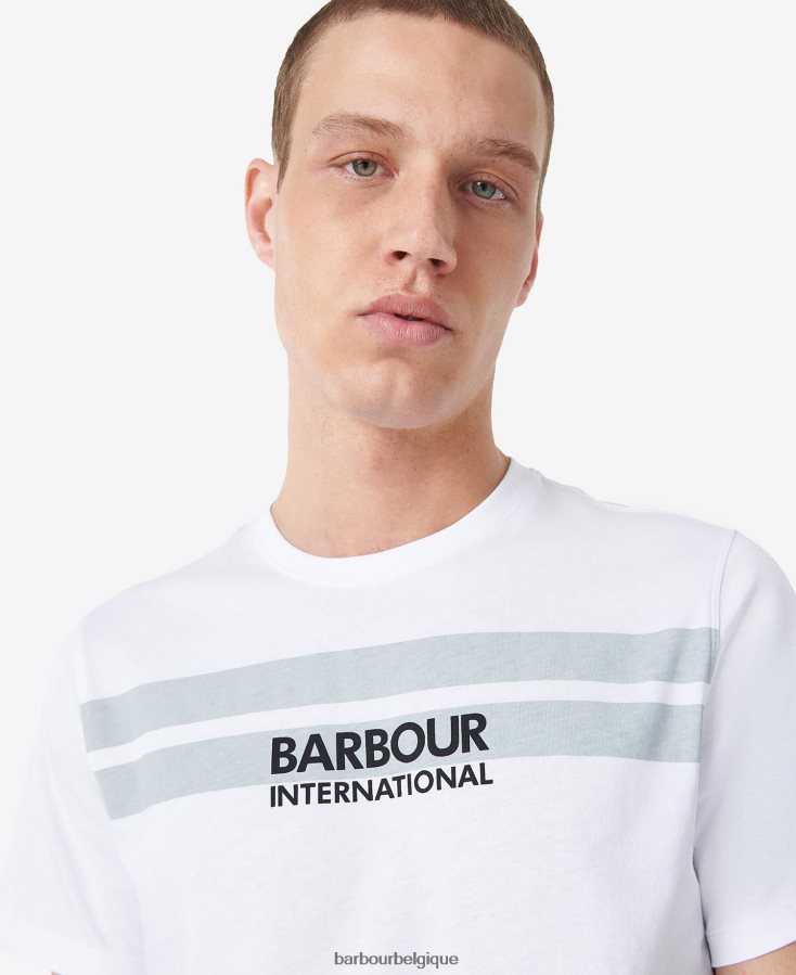 vêtements Barbour t-shirt highside bleu délavé Hommes T2L6ZP777