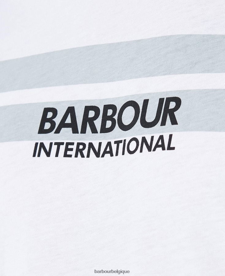 vêtements Barbour t-shirt highside bleu délavé Hommes T2L6ZP777