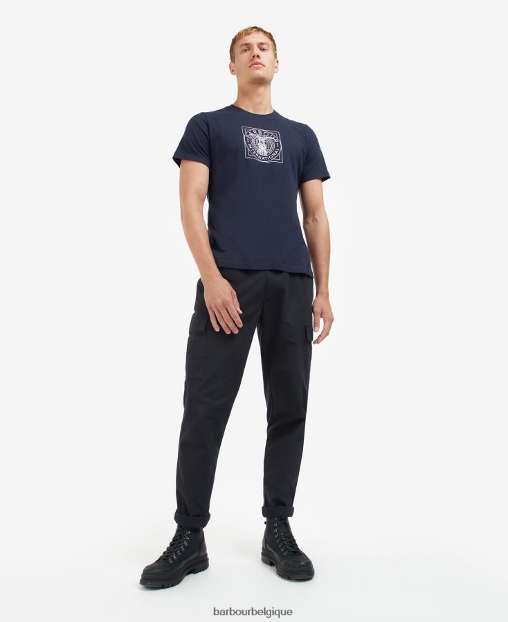vêtements Barbour t-shirt à imprimé graphique ciel de nuit Hommes T2L6ZP835