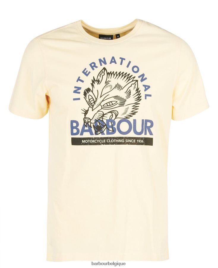 vêtements Barbour t-shirt à imprimé graphique ciel pâle Hommes T2L6ZP840
