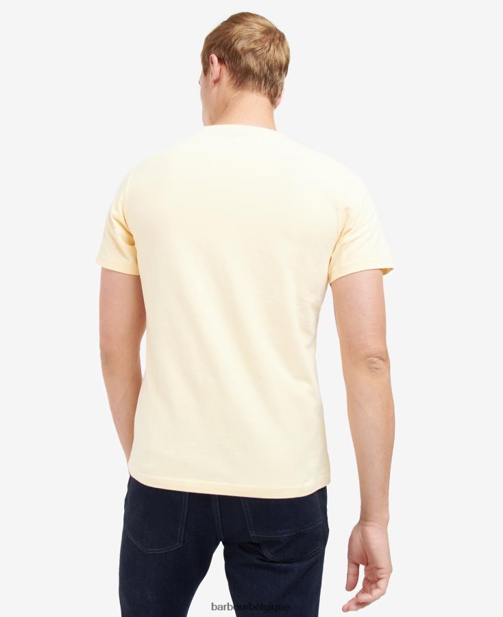 vêtements Barbour t-shirt à imprimé graphique ciel pâle Hommes T2L6ZP840