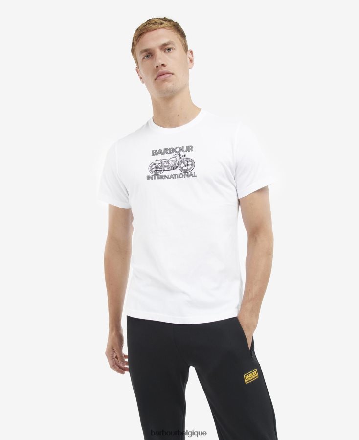 vêtements Barbour t-shirt à imprimé graphique mousse légère Hommes T2L6ZP808