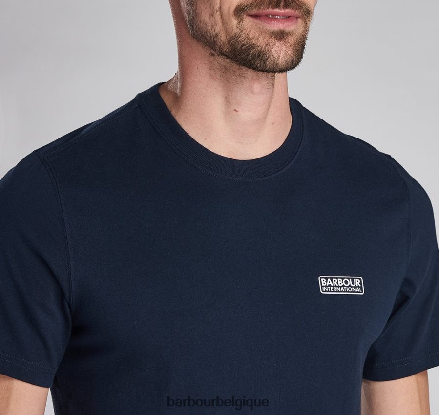 vêtements Barbour t-shirt international petit logo noir Hommes T2L6ZP766