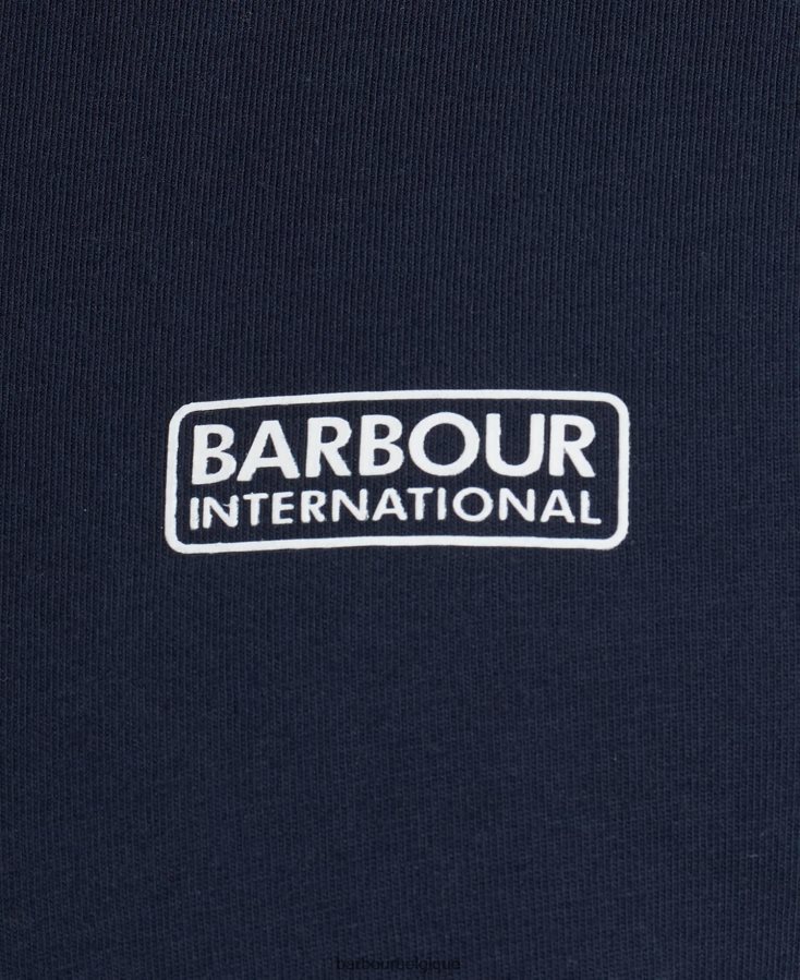 vêtements Barbour t-shirt international petit logo noir Hommes T2L6ZP766