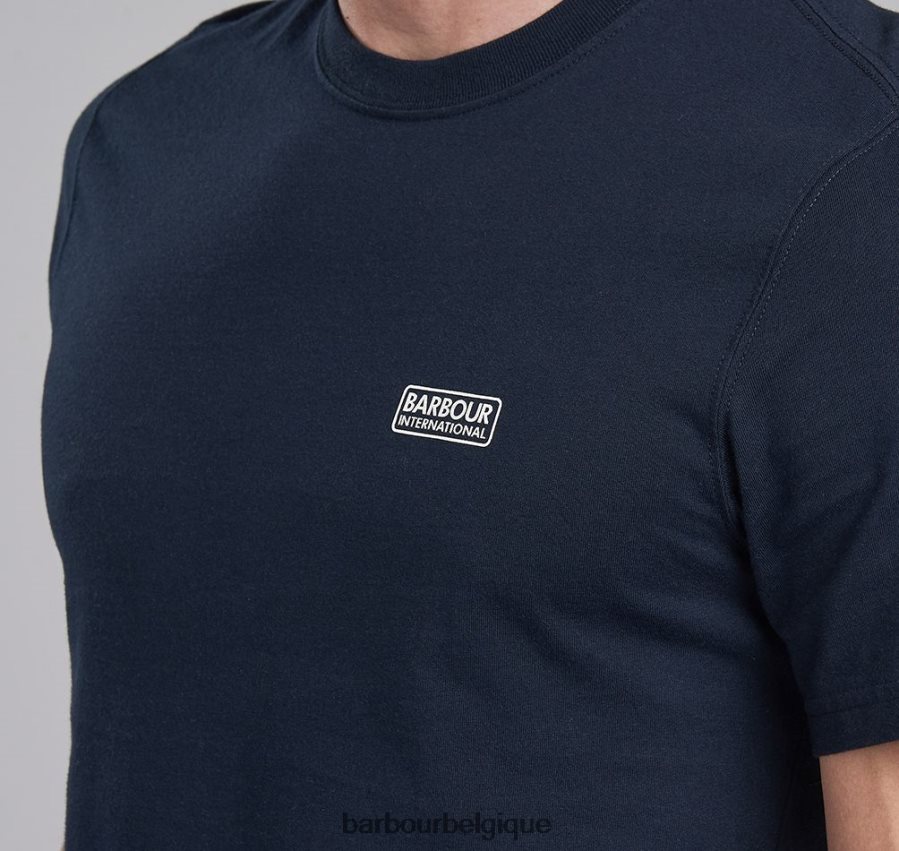 vêtements Barbour t-shirt international petit logo noir Hommes T2L6ZP766