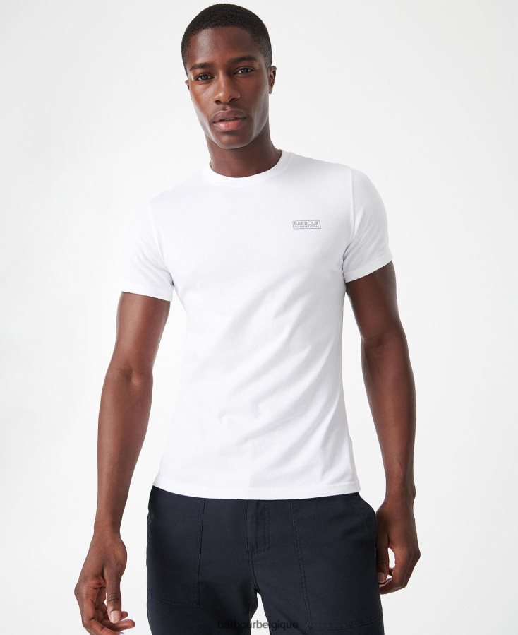 vêtements Barbour t-shirt international petit logo orange intense Hommes T2L6ZP799