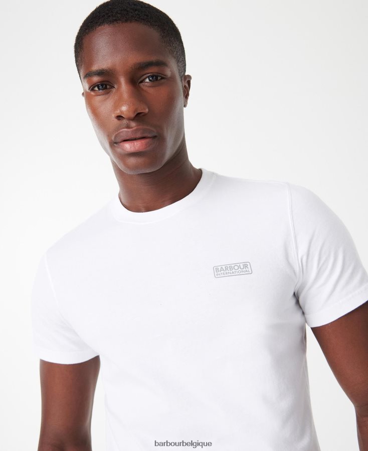 vêtements Barbour t-shirt international petit logo orange intense Hommes T2L6ZP799