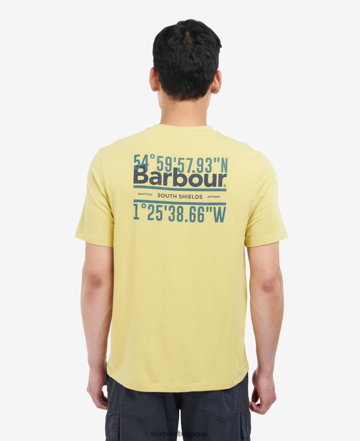 vêtements Barbour t-shirt à logo imprimé brume Hommes T2L6ZP916