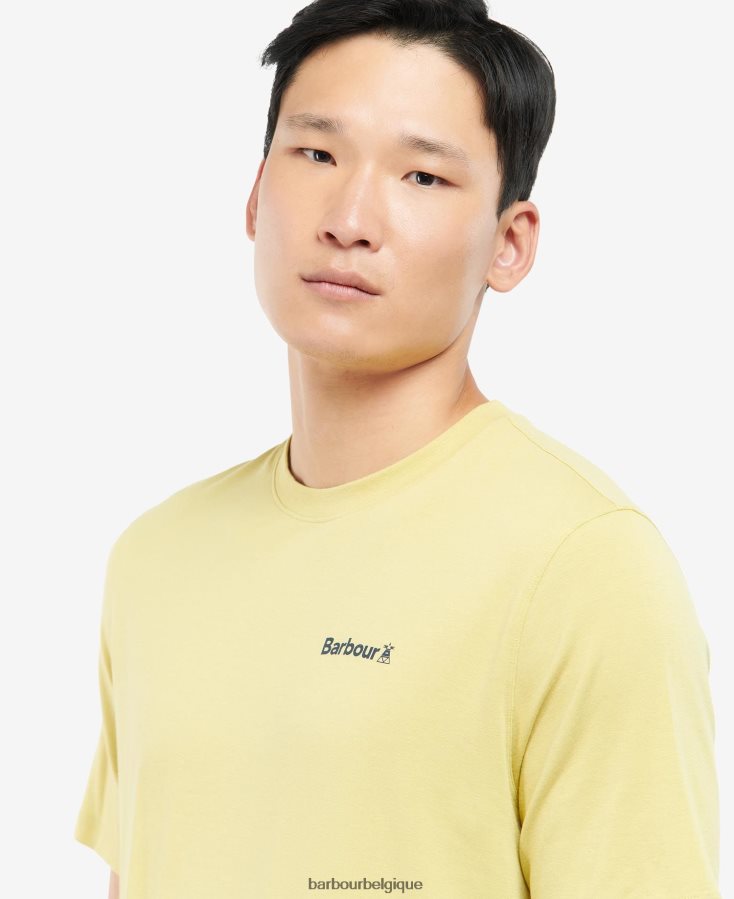 vêtements Barbour t-shirt à logo imprimé brume Hommes T2L6ZP916