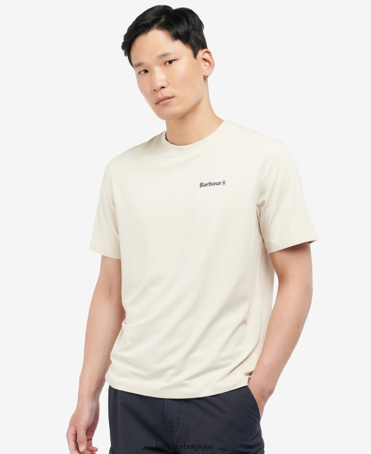 vêtements Barbour t-shirt à logo imprimé brume Hommes T2L6ZP943