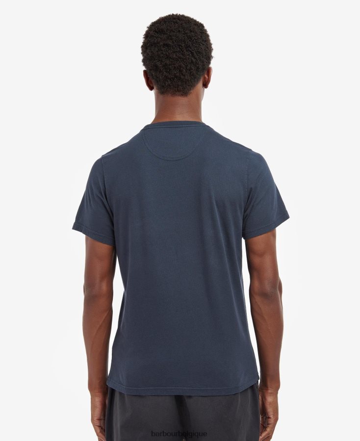 vêtements Barbour t-shirt à logo marine classique Hommes T2L6ZP793