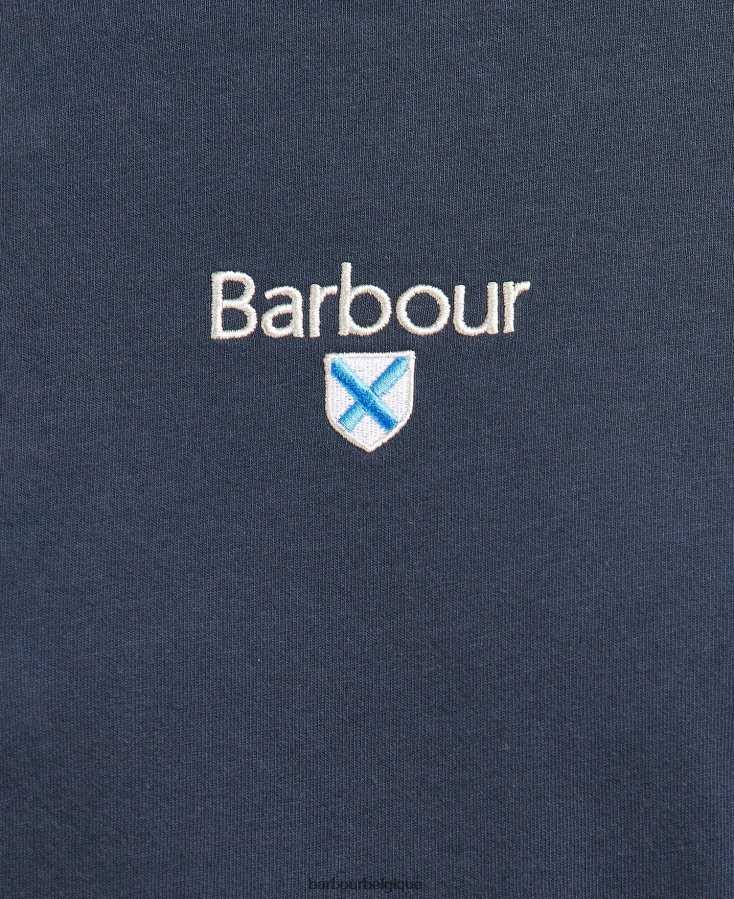 vêtements Barbour t-shirt à logo marine classique Hommes T2L6ZP793