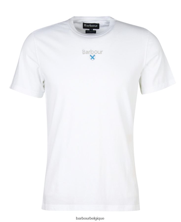 vêtements Barbour t-shirt à logo marine classique Hommes T2L6ZP829