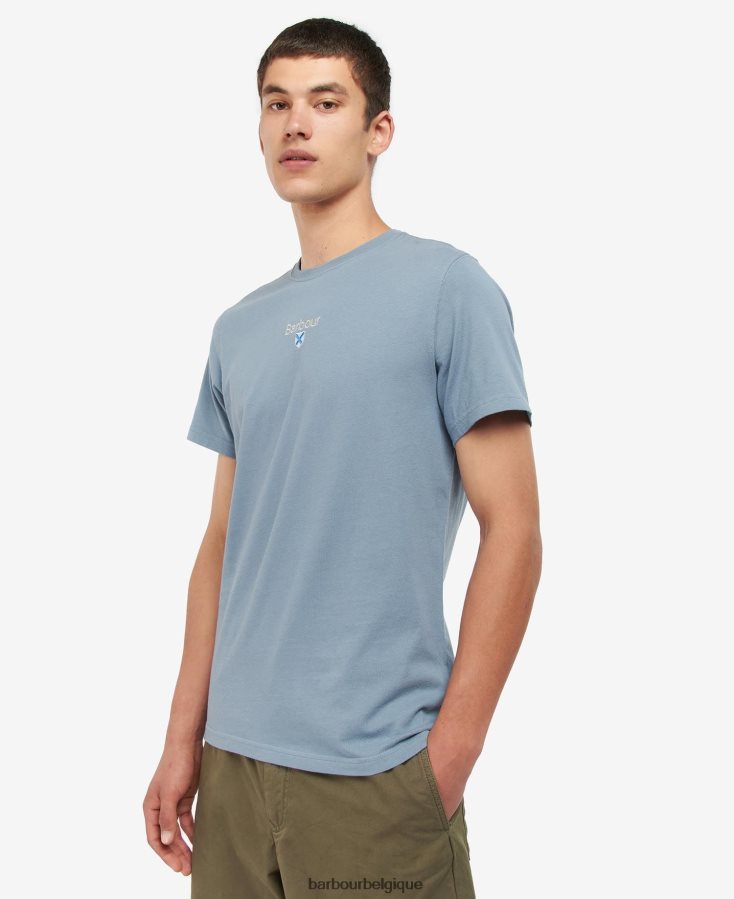 vêtements Barbour t-shirt à logo marine classique Hommes T2L6ZP950