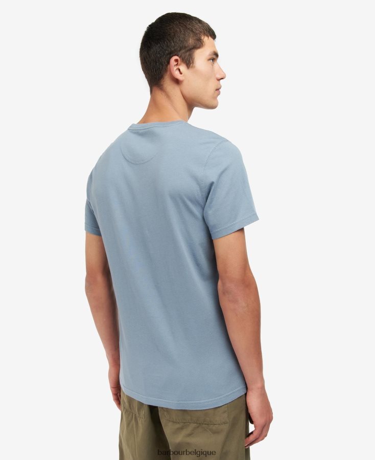 vêtements Barbour t-shirt à logo marine classique Hommes T2L6ZP950