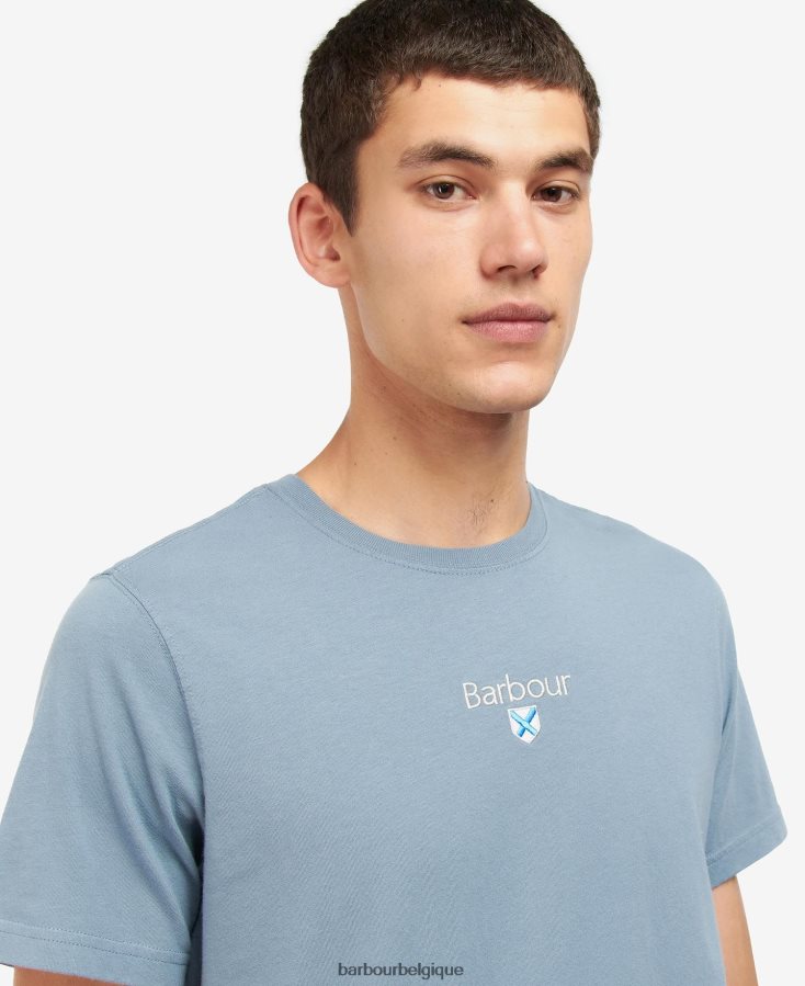 vêtements Barbour t-shirt à logo marine classique Hommes T2L6ZP950